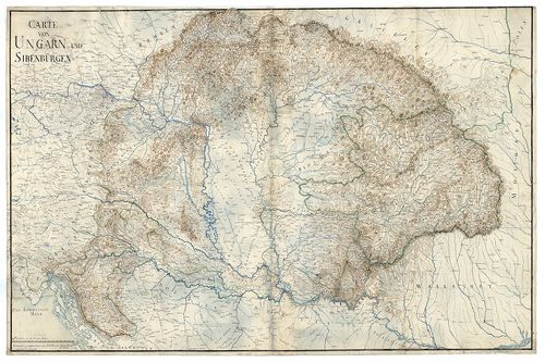 Carte von Ungarn und Siebenbürgen. [B IX a 1201]