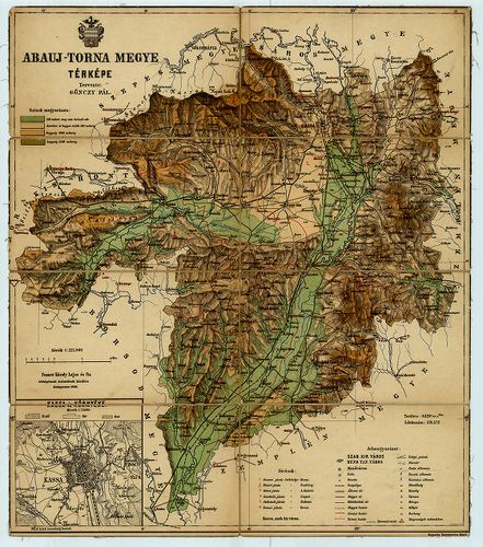 Abaúj-Torna megye térképe. [B IX a 1404]