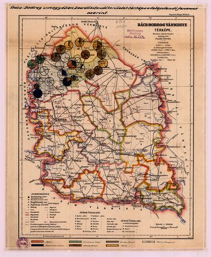 Bács-Bodrog vármegye térképe. [B IX a 1472/3]
