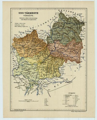 Ung vármegye térképe. [B IX a 2277]