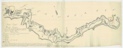 Ideal-Plan des Maros Flusses von… Carlsburg… bis zu ihren Au... [B IX b 177]