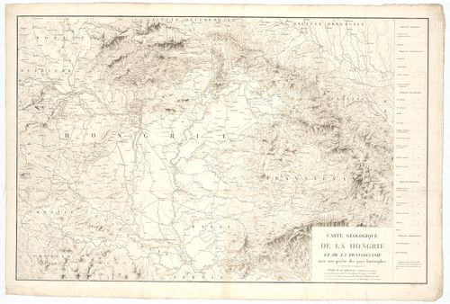 Carte géologique de la Hongrie et de la Trynsylvanie ... [B IX b 400]