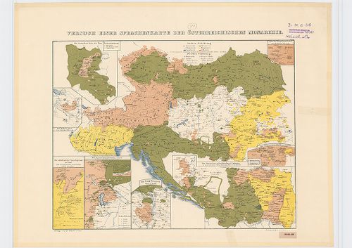 Versuch einer Sprachenkarte der Österreichischen Monarchie. [B IX c 118]