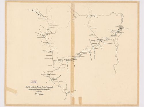 [Magyarorság]: Duna–Száva–Adria-Vasúttársaság. (Azelőtt Déli... [B IX c 616/1]