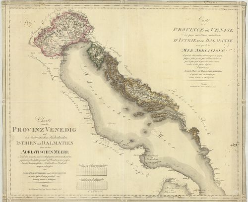 Charte von der Provinz Venedig und den Oesterreichischen Küs... [B VII a 141]
