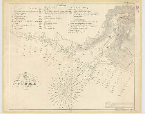 Plan der Stadt Fiume. [G I h 177]