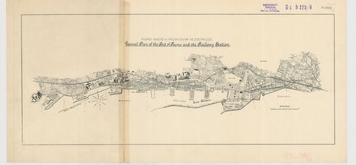 Fiumei (Rijeka) kikötő és pályaudvar helyzetrajza. – General... [G I h 178/6]