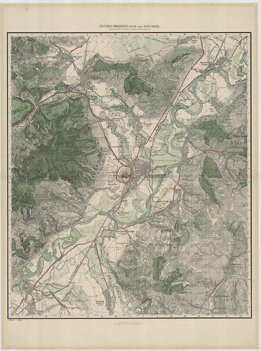 Festungs-Umgebungs-Plan von Karlsburg. [G I h 235/2]