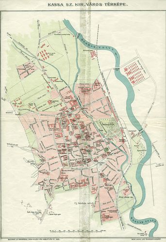 Kassa sz.[abad] kir. város térképe. [G I h 299/2]