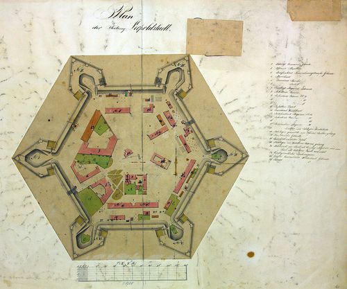 Plan der Festung Leopoldstadt. [G I h 394/7]