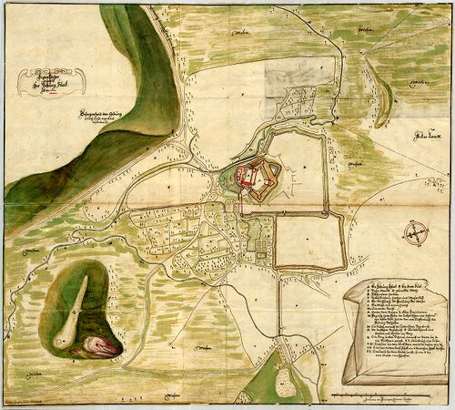 [A Fülek-i vár és  környéke 1670-ből.] [G I h 3868]
