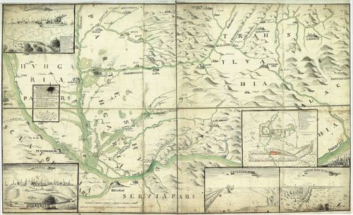 [Carte eines Theiles von Ungarn und Siebenburgen, worauf die... [H III c 106]