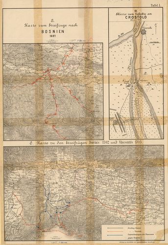[Hadműveleti térképek: 3 térk., egy lapon.] A. Karte zum Str... [H III c 240]