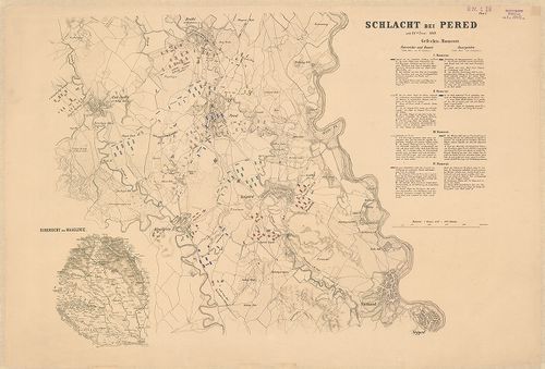 Schlachten-Pläne zu dem Sommerfeldzuge in Ungarn 1849. [H IV c 30]