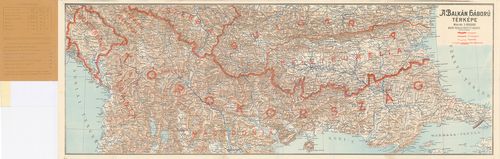 A Balkán háború térképe. [H IV c 365/1]