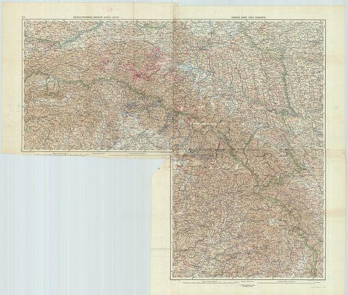 A 38. honvéd hadosztály helyzete a Kárpátok előterében (Tarn... [H IV d 596/2-63/a]