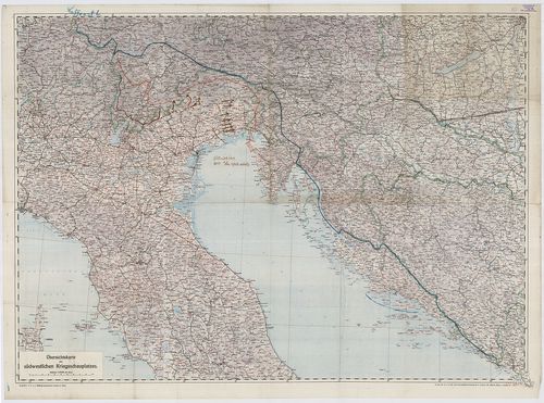 Frontvonalak Mals és az Adriai-tenger között. [H IV d 683/11-2]