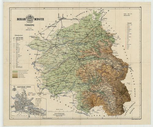 Bihar megye térképe [BéML XV 1 a 10]
