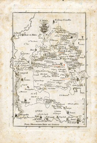 C. Békés, térkép alján: Nord Westlicher Theil des Banats [BéML XV 1 a 18]