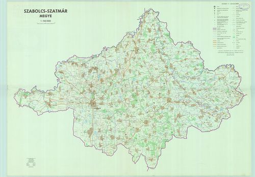 Szabolcs megye térkép