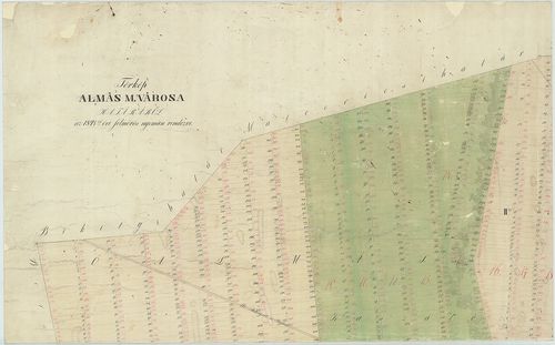 Térkép Almás m. város határáról [TMOL XV 3 T 1]