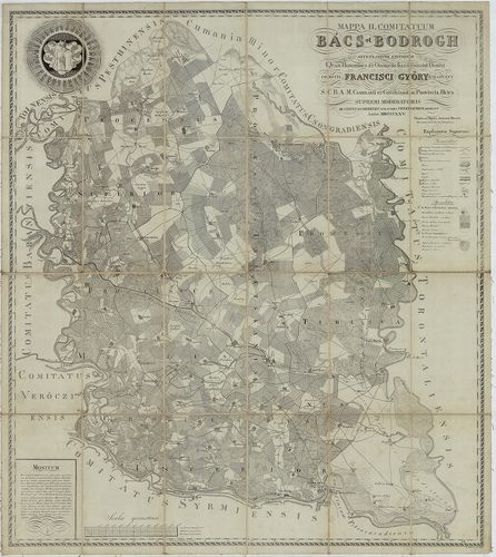Mappa II. Comitatum Bács et Bodrogh Articulariter unitorum Q... [VAML T 490]
