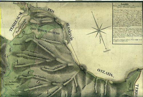 Mappa topographica territorii privilegiati oppidi Rosenberg ... [S 11 - No. 115:a.]