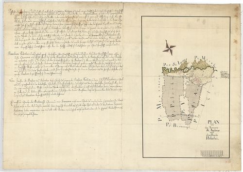Plan von dem Territorio Sz. Andras und dem Praedio Palotha [S 11 - No. 126:1.]