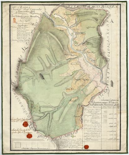 Mappa territorii Regio Cameralis Possessionis Luch ad domini... [S 11 - No. 205.]