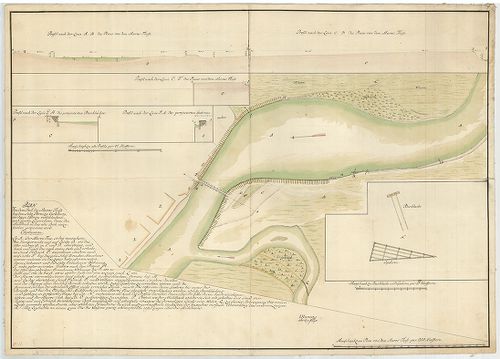 Plan von dem Theil des Maros Fluss bey dem Saltz Portu zu Ca... [S 11 - No. 268:3.]