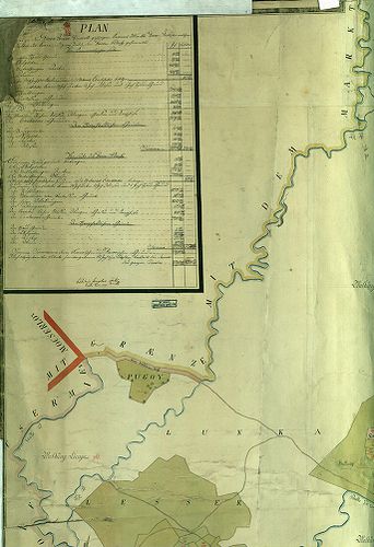 Plan des zu dem Boros-Jenőer District gehörigen Kammeral Mar... [S 11 - No. 451.]