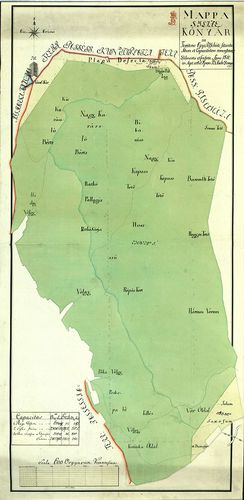 Mappa Sylvae Konyár in Territorio Opp. Pelschütz situatae si... [S 11 - No. 526:3.]