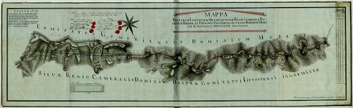 Mappa ductorum limitum ac metarum inter regio camerale domin... [S 11 - No. 676.]