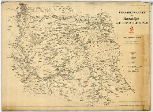 Strassen-Karte der Banatischen Militair-Grenze [S 11 - No. 751.]
