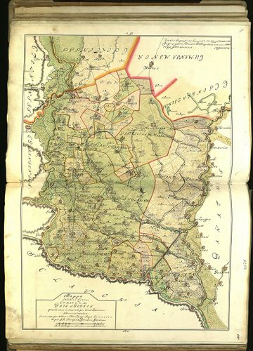 Mappa exhibens situm Comitatuum Bats et Bodrog prouti nunc i... [S 11 - No. 830:97.]
