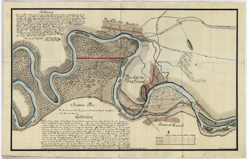 Situations Plan von der Marosch-Fluss Lage zwischen Hungaris... [S 11 - No. 1206.]