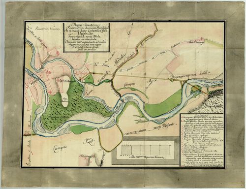 Mappa situationis remonstrans decursum fluvii Ungh in vicini... [S 11 - No. 1433:4.]