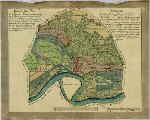 Geometrischer Plan von dem gantzen Terrain des Cammeral Dorf... [S 11 - No. 1487.]