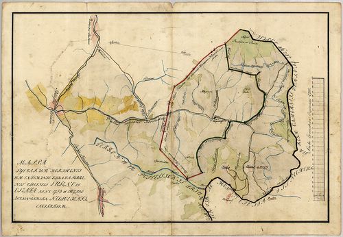 Mappa sylvarum koritcensium ex dominio Likava terrenis videl... [S 11 - No. 1588.]