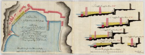Situations Plan eines Theiles von der Stadt Zengg [S 11 - No. 1667.]
