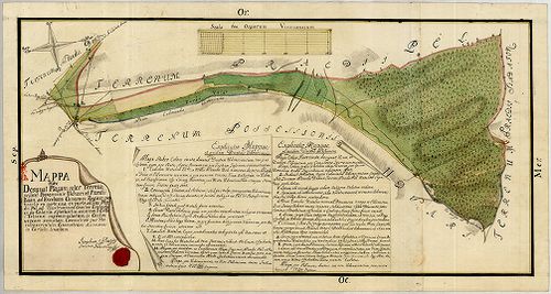Mappa haec designat plagam inter terrenam scilicet Possessio... [S 11 - No. 1783.]