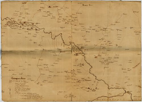 No. 2048:3. Magyarország és Galícia határának térképe Bilaso... [S 11 - No. 2048:3.]