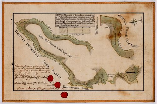 Mappa Sylvarum in Terreno Possessionis Unyatin I. Cottui. Ho... [S 12 - Div. IX. - No. 215.]