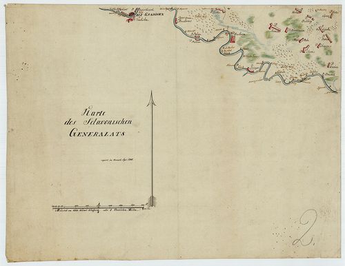 Karte des Sclavonischen Generalats [S 12 - Div. X. - No. 46:1-9.]