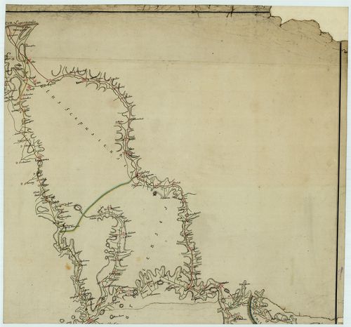 Mappa Situm Naturalem Viarum Postalium, Comercialium et Tran... [S 12 - Div. XI. - No. 46.]