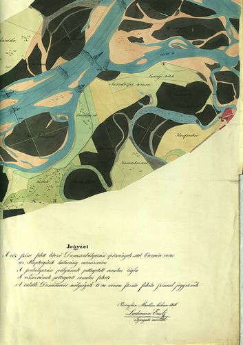 Víz méret és müszöklőti[!] átnézeti térképe a Dunafolyamnak ... [S 12 - Div. XI. - No. 79.]