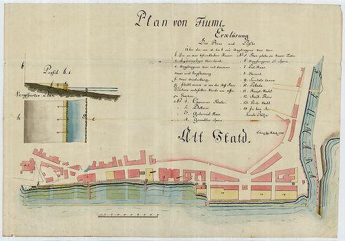 Plan von Fiume [S 12 - Div. XIII. - No. 78.]