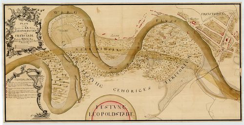 Plan von dem zwischen der K. K. Festung Leopoldstad und Frey... [S 12 - Div. XV. - No. 3.]