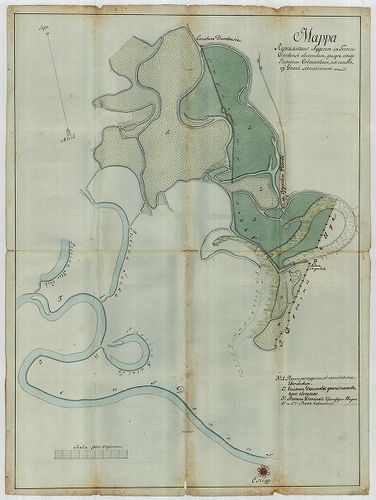 Mappa repraesentans aggerem in terreno Dardensi ducendum, ej... [S 12 - Div. XVII. - No. 10.]