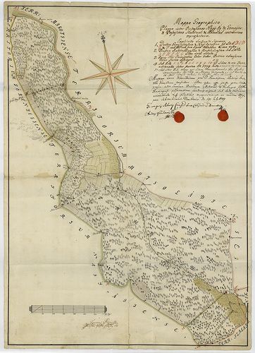 Mappa Geographica Plagam inter Possessiones Nagy Ág et Geren... [S 16 - No. 1091.]
